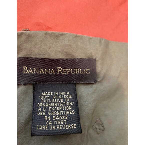 Banana Republic Scarf Wrap 76" x 40" Pink & Olive Green Head Wrap XXL - Picture 3 of 6